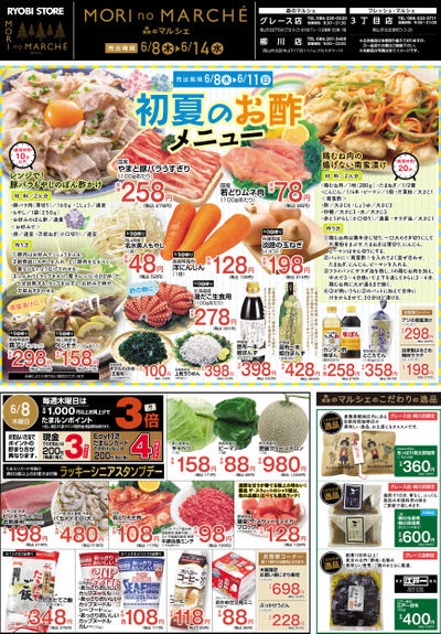 6月8日~6月14日チラシ:おもて