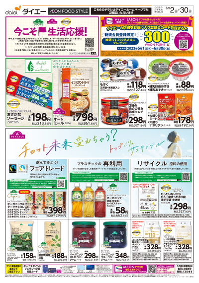 安い値!+トップバリュ今こそ生活応援:ウラ