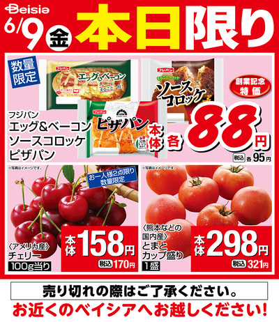 6/9限りのお買い得!